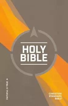 CSB Outreach Bible, Brown and Orange, Paperback, Easy-To-Read Text, Topical Subheadings, Frequently Asked Questions, Helpful Bible Passages