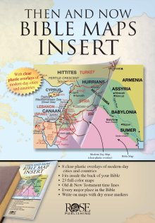Then & Now Bible Maps Insert