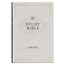 Black Hardcover Large Print King James Version Study Bible