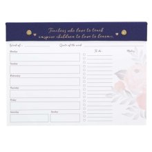 Undated Planner Pad Navy Inspire Children