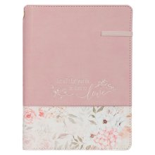 Journal Classic w/Elastic & Pen Holder Love 1 Cor. 16:14