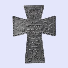 Baby Dedication Wall Cross