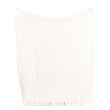 Heart Cross Natural Texture Throw 150 x 127cm