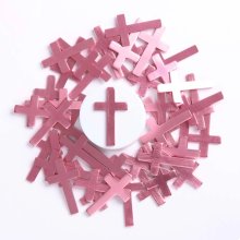 Blank Pink Pocket Cross - Pack of 1000