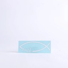 Fish Faith Auto Vinyl Decal