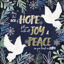 Compassion Charity Christmas Cards: Peace Doves (10 Pack)