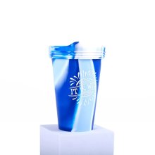 'It Is Well' Blue Silicone Cup 16oz (473ml)