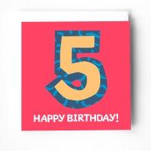 5th birthday card with bible verse