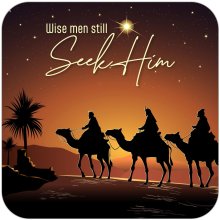 Seek Him Christmas Coaster