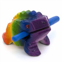Rainbow Croaking Frog Guiro