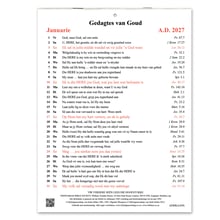 Afrikaans Golden Thoughts Calendar 2027