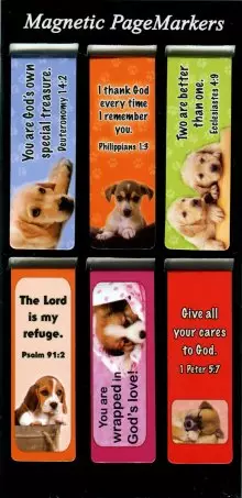 Lord Is My Refuge Magnetic Page Markers - Pack of 6