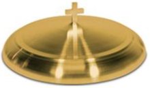 Stacking Bread Plate Cover - Stainless Steel Brasstone Finish. Not compatible with Artistic aluminium trays etc.