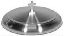 Stacking Bread Plate Cover - Stainless Steel Brushed Finish. Not compatible with Artistic aluminium trays etc.