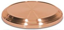 Stackable Bread Plate Base - Stainless Steel Copper Finish.  Not compatible with Artistic aluminium trays etc.