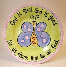 God Is Good Dinner Plate
