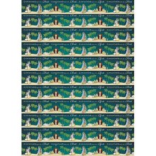 Christmas Begins with Christ Gift Wrap 6 Sheets & Tags