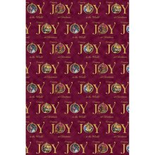 Joy 6 Gift Wrap & 6 Tags