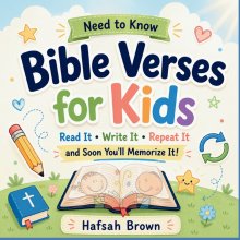 Need to Know Bible Verses for Kids: Read It, Write It, Repeat It and soon You'll Memorize It!