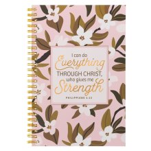 Notebook Spiral-bound I Can Do Everything Through Christ