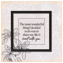 Plaque-Layered Grace-The Most Wonderful Thing (6" x 6")