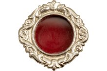 Nickel Plated Pocket Reliquary D 3.5 cm
