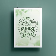 Praise The Lord A4 Print