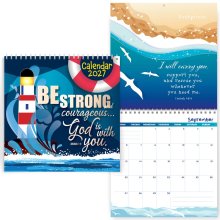 Just Cards 2027 Christian Wall Calendar
