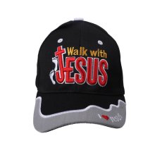 Walk With Jesus Black Cap