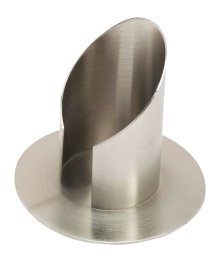 Nickel Plated Candle Holder D 6 cm