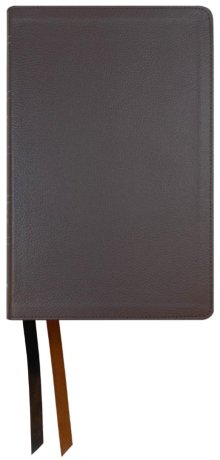 NASB 2020 Large Print Personal Size Bible, Brown Leather
