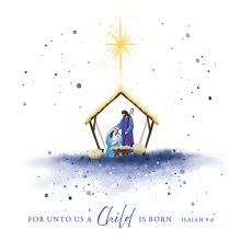 10 Watercolour Nativity Cards