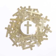 God Answers Prayers Gold Pocket Cross - Pack of 200