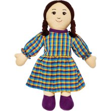 Mum Doll - White Skin & Black Hair