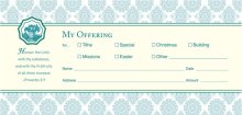 Envelope: My Offering - Bill-Size (Box of 100)