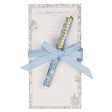 Magnetic Shopping List w/pen Strength And Dignity Prov. 31:25