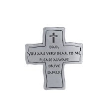 Dad Cross Visor Clip - Pack of 4