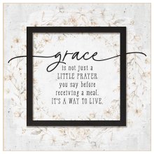 Plaque-Layered Grace-Grace Is Not Just A Little Prayer (6 x 6)