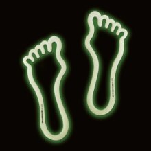 Glow-in-the-Dark Footprints (Set of 6)