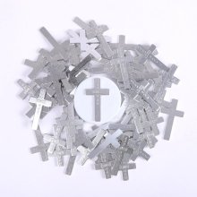 God Loves You Silver Pocket Cross - Pack of 200