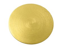 Gold Aluminium Plate D 12 cm