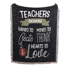 Teachers Encourage Hands, Minds & Hearts Tapestry 150 x 132cm