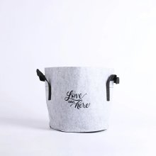 Grow Bag Love Grey - Handles - 11.4litres