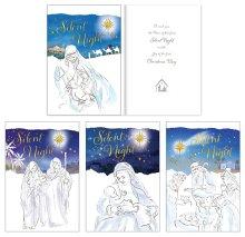 Gold Stamped Christmas Box - Box of 12 Cards