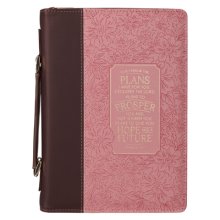 Bible Cover Pink Fashion I Know The Plans Jer. 29:11
