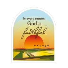 God is Faithful Sticker