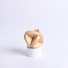3D Stumbling Block Wooden Puzzle Sphere