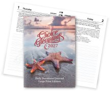 Choice Gleanings Large Print Journal 2027