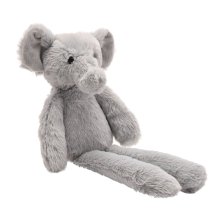 Nelly The Plush Long Leg Grey Elephant 35 cm