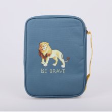 Be Brave Canvas Bible Cover - Large